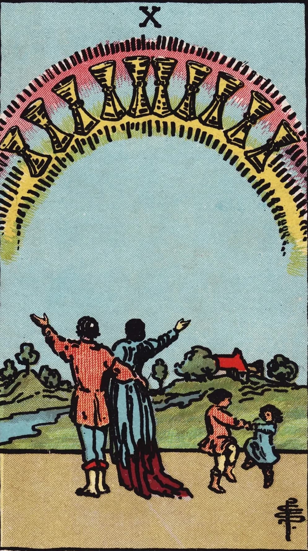 Ten of Cups Card