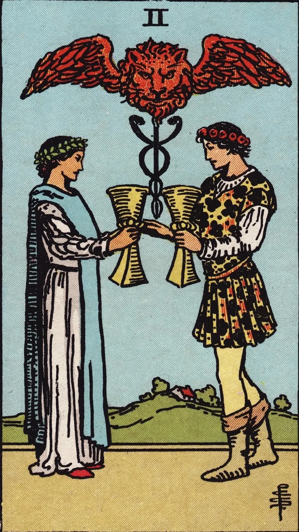 Two of Cups Card