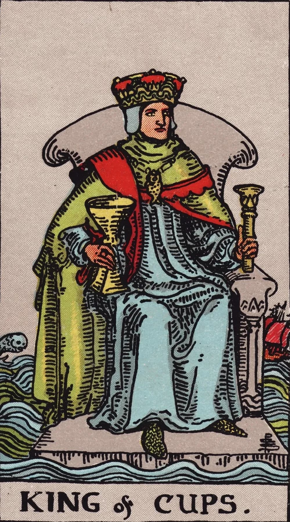 King of Cups Card