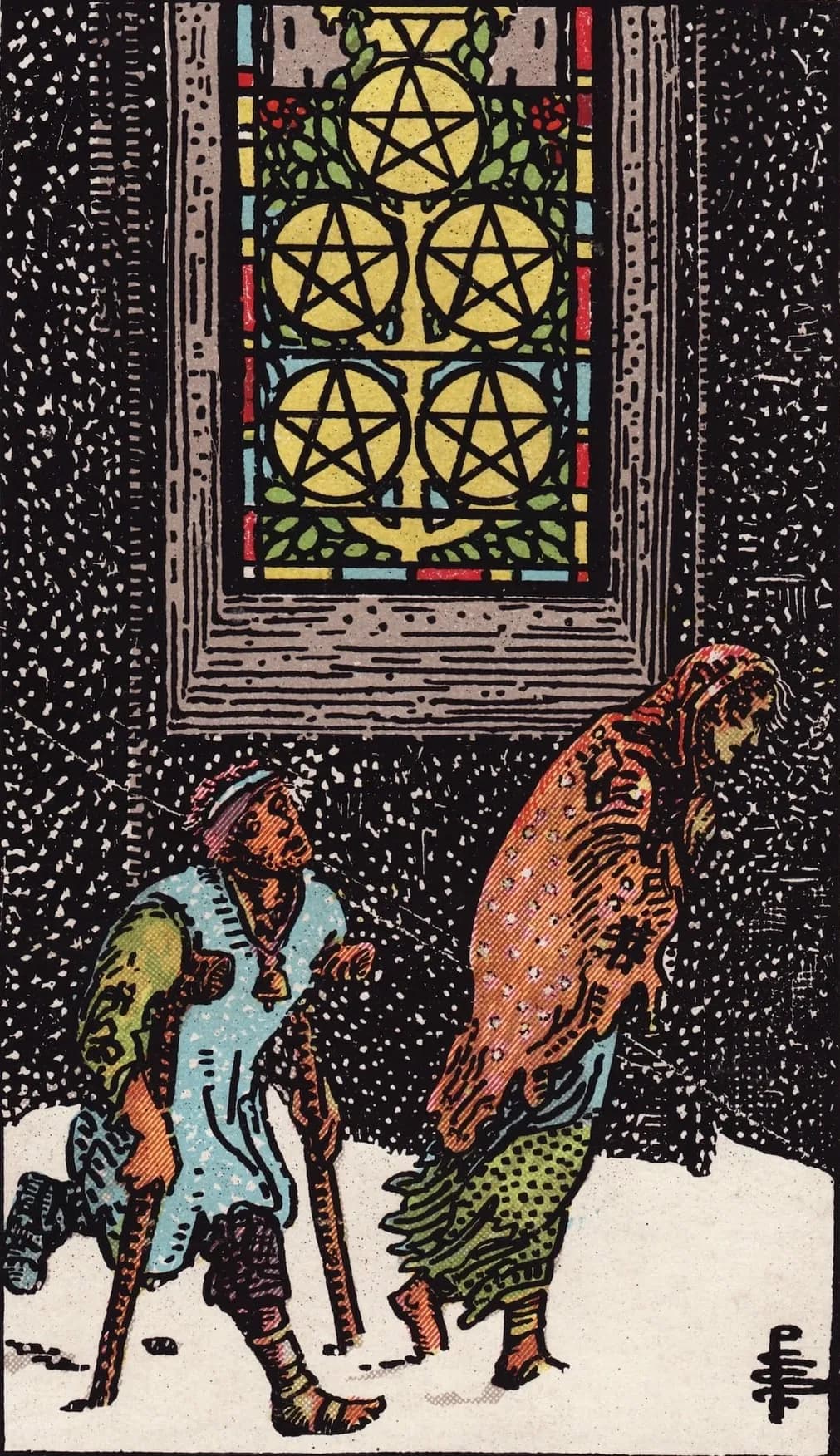 Five of Pentacles Card