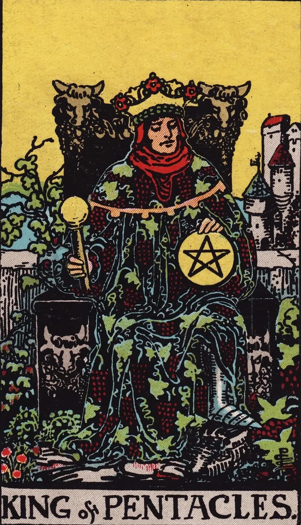King of Pentacles Card