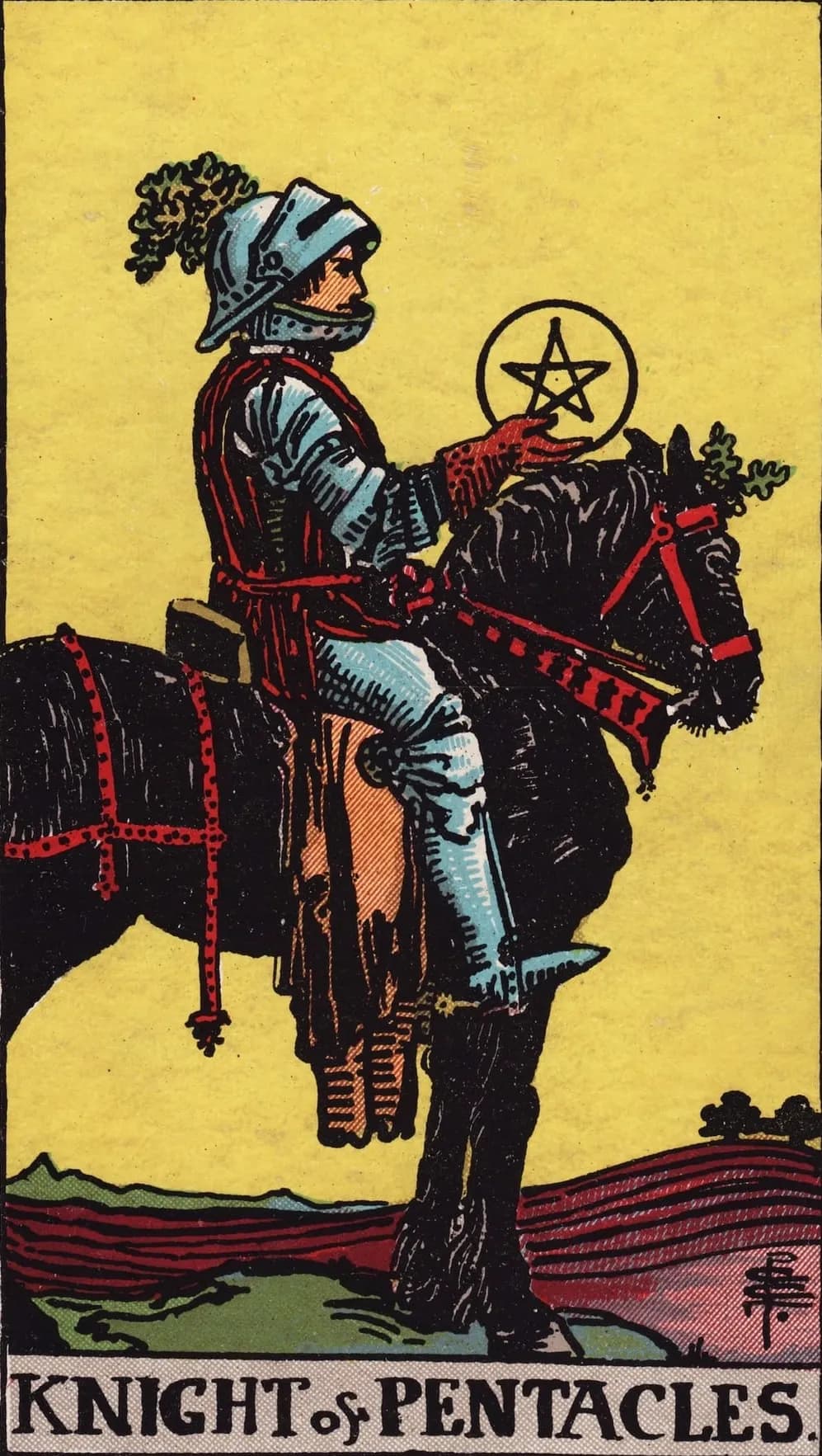 Knight of Pentacles Card