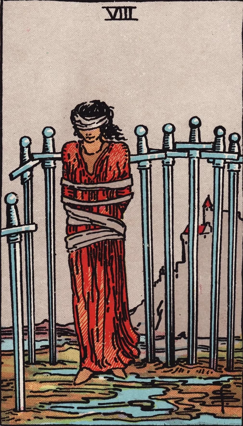 Eight of Swords Card
