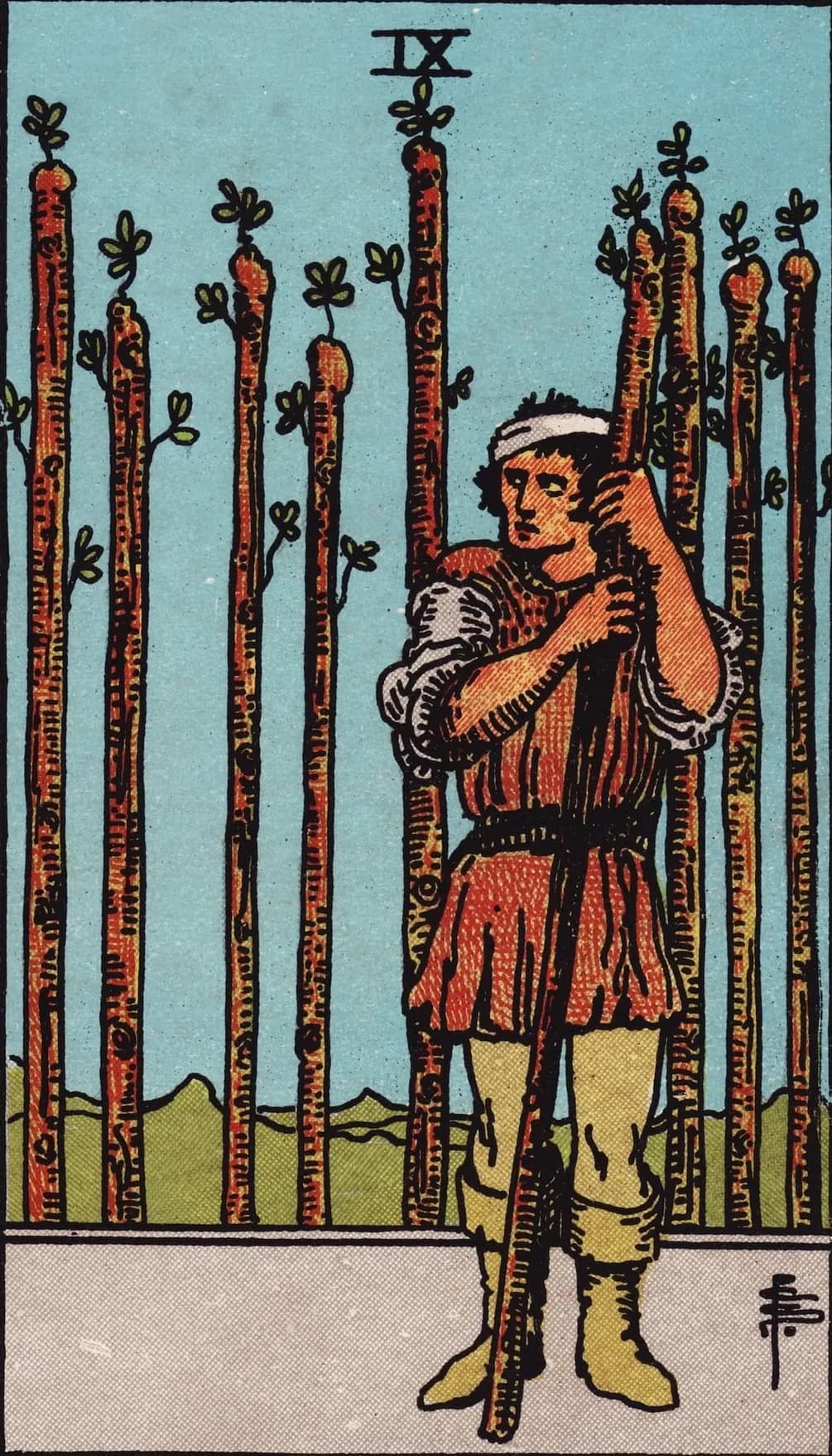 Nine of Wands Card